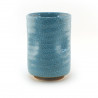 blue japanese teacup Yunomi