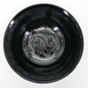 japanese black silver dragon râmen bowl KURO UWAGUSURI GIN RYÛMON