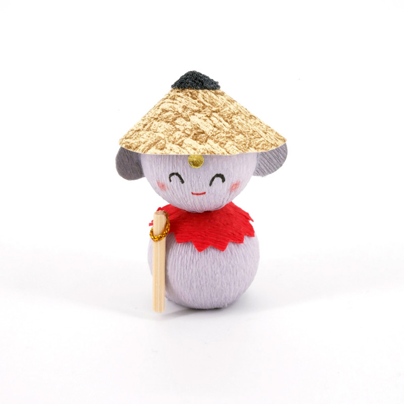 muñeca japonesa de papel - okiagari, JIZO, protector