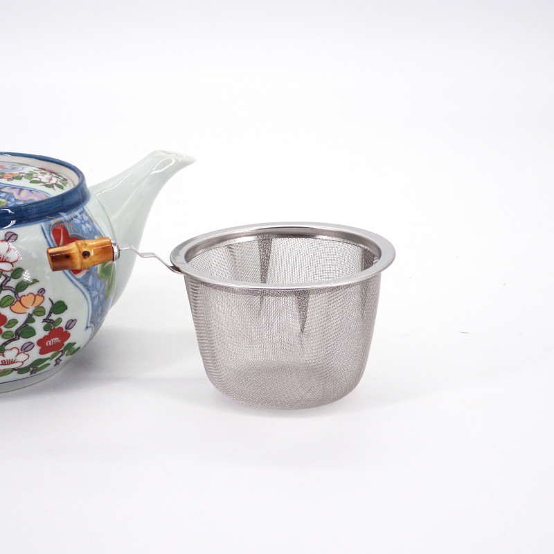 japanese blue kyusu teapot tokoname brush AOHAKE