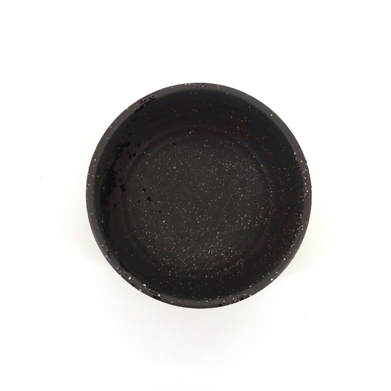 Japanische Keramik Suppenschüssel SUISEI, schwarz