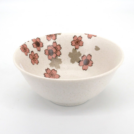 Ciotola in ceramica giapponese Ramen con cucchiaio da zuppa Renge