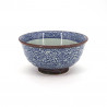 japanische Schüssel aus keramik für nudeln, TAKO KARAKUSA, blau
