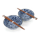 Juego de 2 cuencos japoneses de cerámica - CHISANA HANA