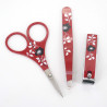 Japanese manicure set, camellia TSUBAKI