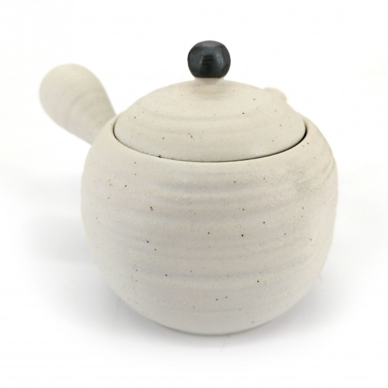 théière japonaise en céramique, SHIROMARU, blanc