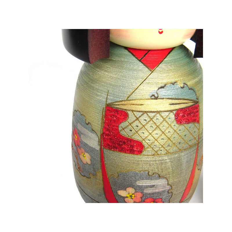 Japanese doll wooden KOKESHI. handmade in Japan - SHUNKO