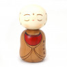 japanische hölzerne Puppe - Kokeshi, SHIAWAZE JIZO, Mönch