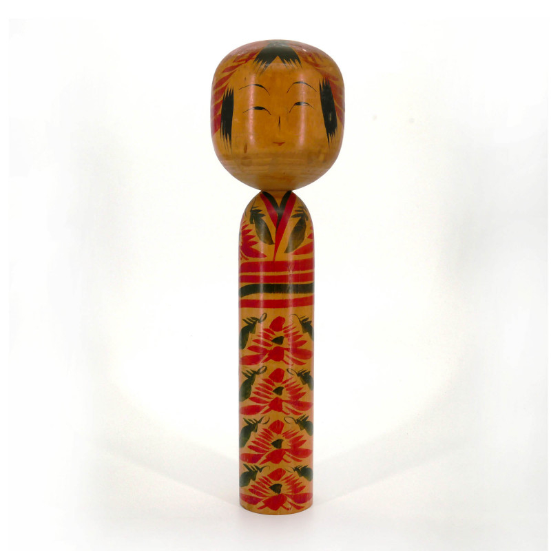 Japanese wooden doll - vintage kokeshi - KOKESHI