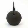round cast iron teapot from Japan, OIHARU TEMARI 0,5lt, Sabi