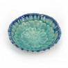 Piccolo vaso in ceramica giapponese, fiore turchese, SOSU