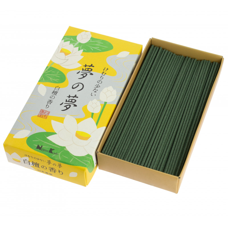 240 Boxed Incense Sticks, YUME NO YUME, Lotus Flowers