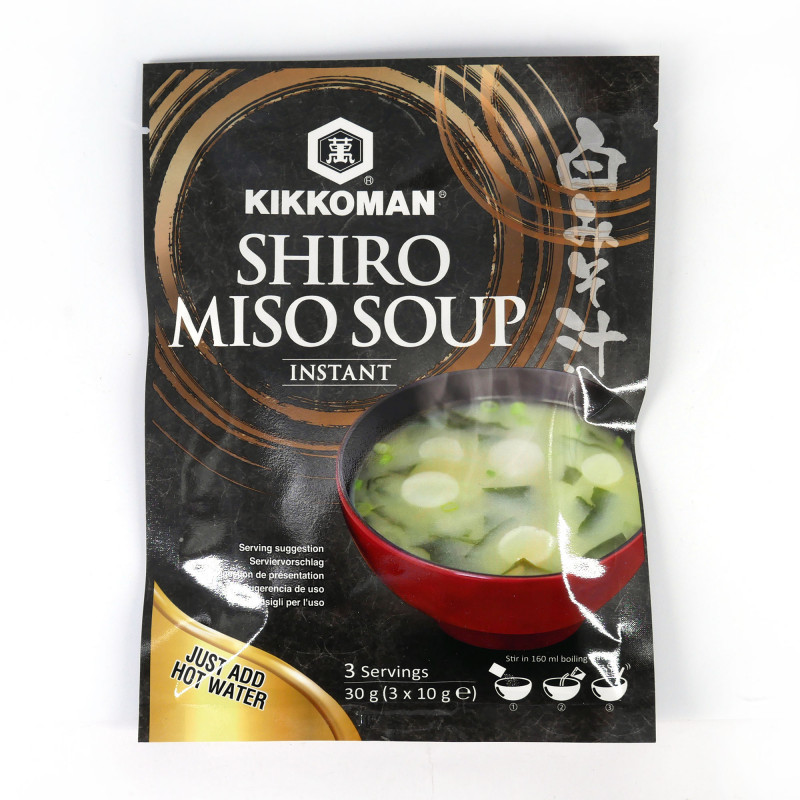 Red miso soup, KIKKOMAN INST.SHIRO MISO