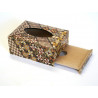 Tissue box in traditional Yosegi marquetry from Hakone, YOSEGI