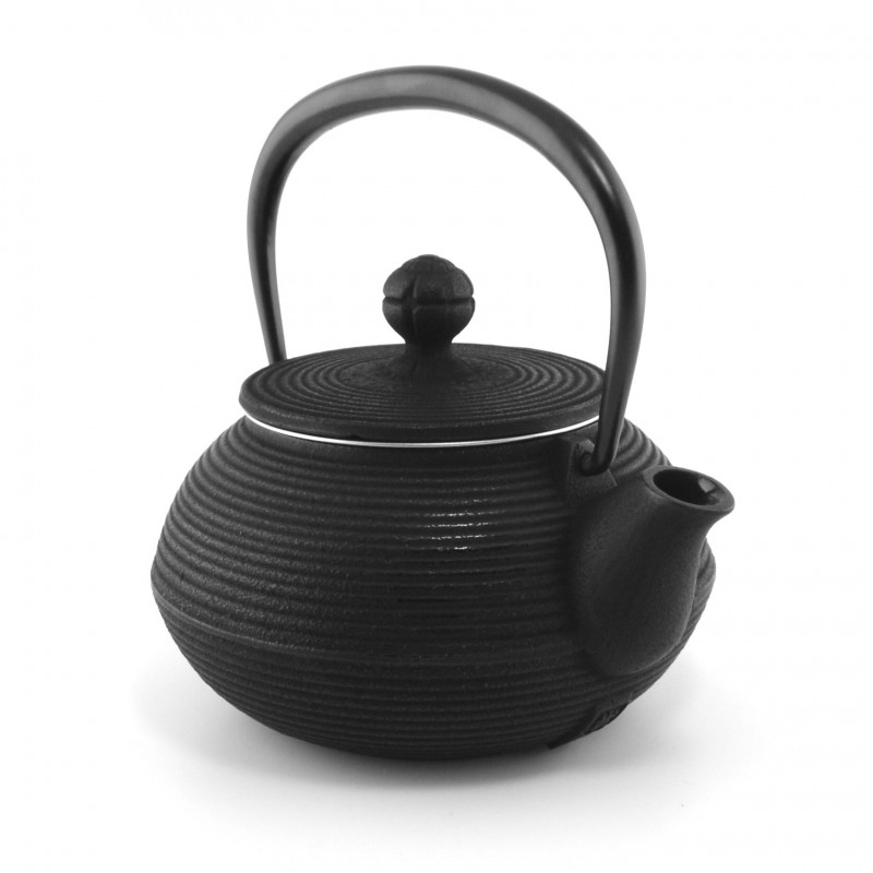 Japanese black cast iron teapot. Iwachu Senbiki 0.3 lt