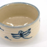 bol japonais pour cérémonie du thé en céramique, Libellule, TOMBO