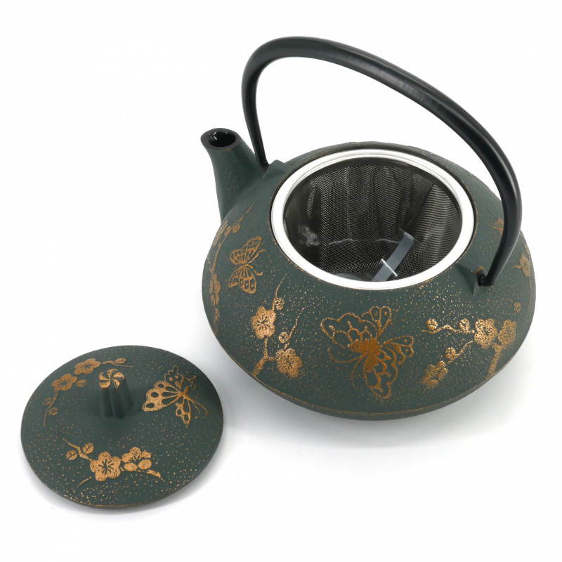 Japanese bronze cast iron teapot IWACHU, CHOCHO, 0.55lt