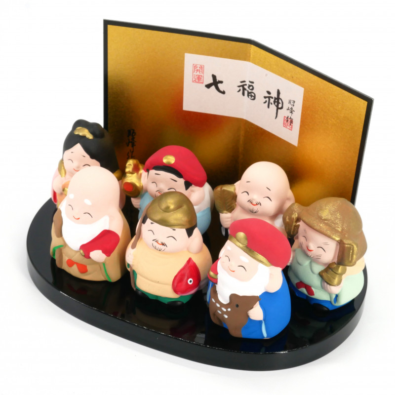 Set aus 7 japanischen Glücksgöttern SHICHIFUKUJIN