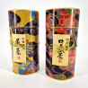 Dúo de botes metálicos de té japonés, NAOMI, 200 g