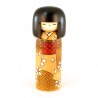 Japanese doll wooden KOKESHI. handmade in Japan -  HARU-NO-IRO