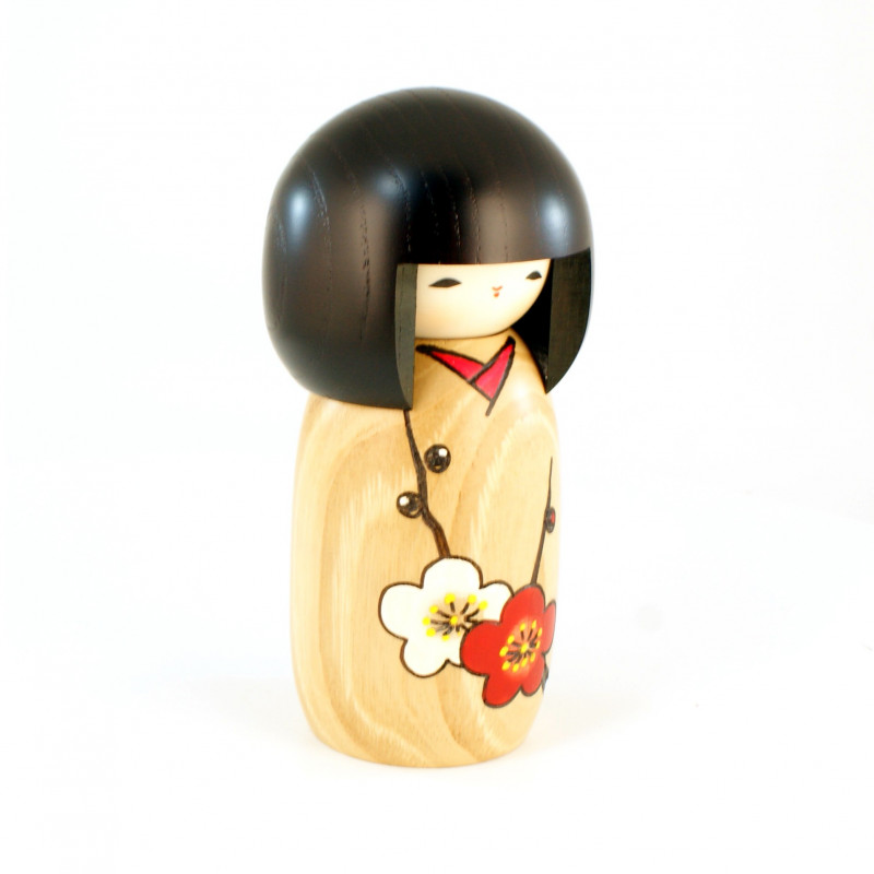 muñeca de madera japonesa - HANAMONOGATARI- UME