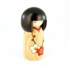 japanische hölzerne Puppe - Kokeshi - HANAMONOGATARI- UME