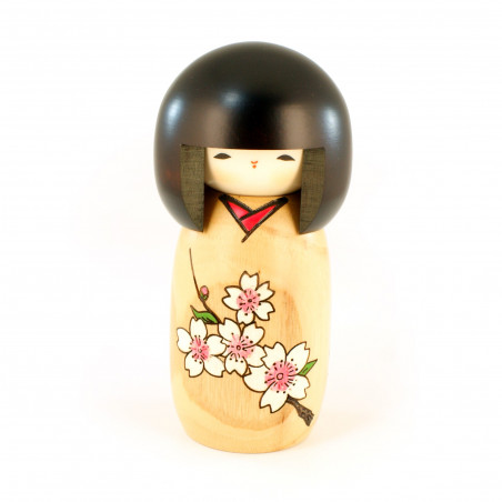 muñeca de madera japonesa - HANAMONOGATARI- SAKURA