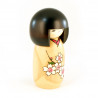 Japanese doll wooden KOKESHI. handmade in Japan - HANAMONOGATARI- SAKURA