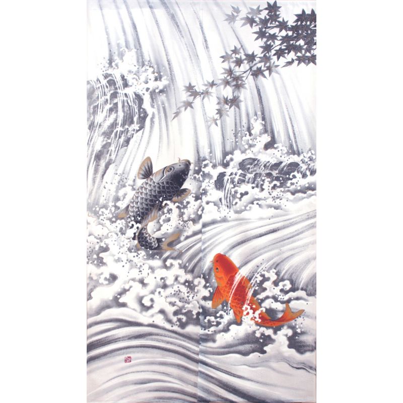 Japanischer Noren Polyester Vorhang, KOI
