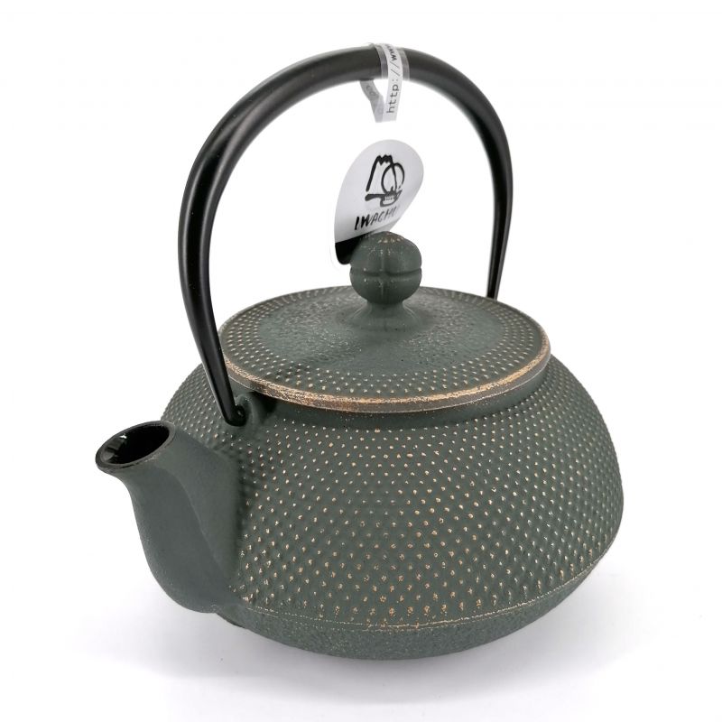 Japanese cast iron teapot - IWACHU ARARE - 0.65 lt - bronze