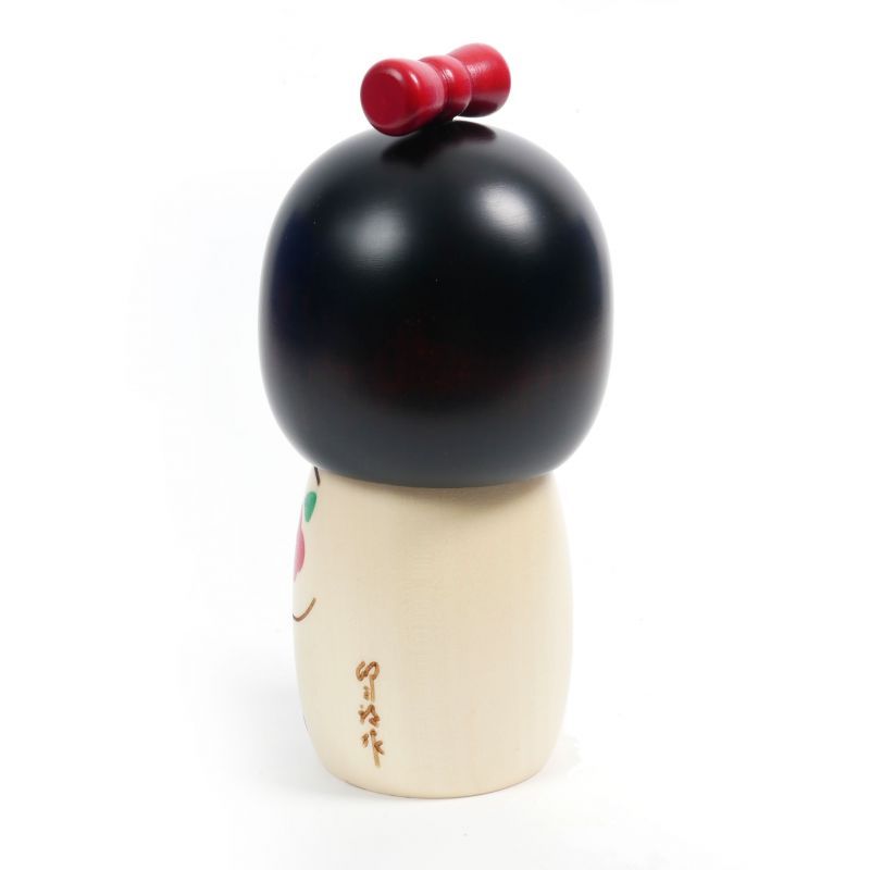 Japanische Kokeshi-Puppe mit Holzband - RIBBON