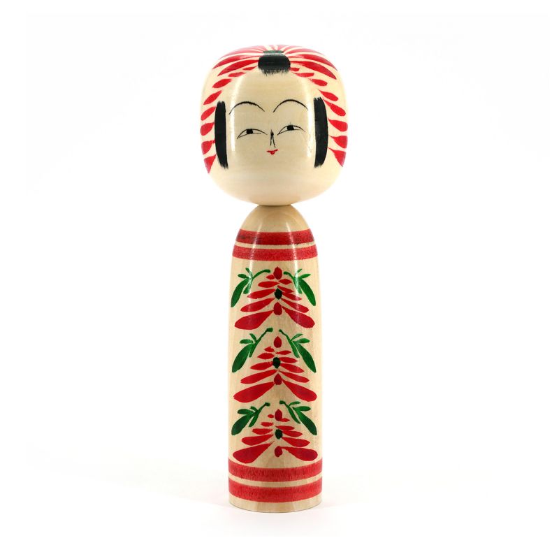 Poupée Kokeshi japonaise en bois - TOGATTA - 19.8cm