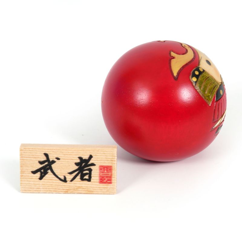 Japanese wooden kokeshi samurai - MUSHA