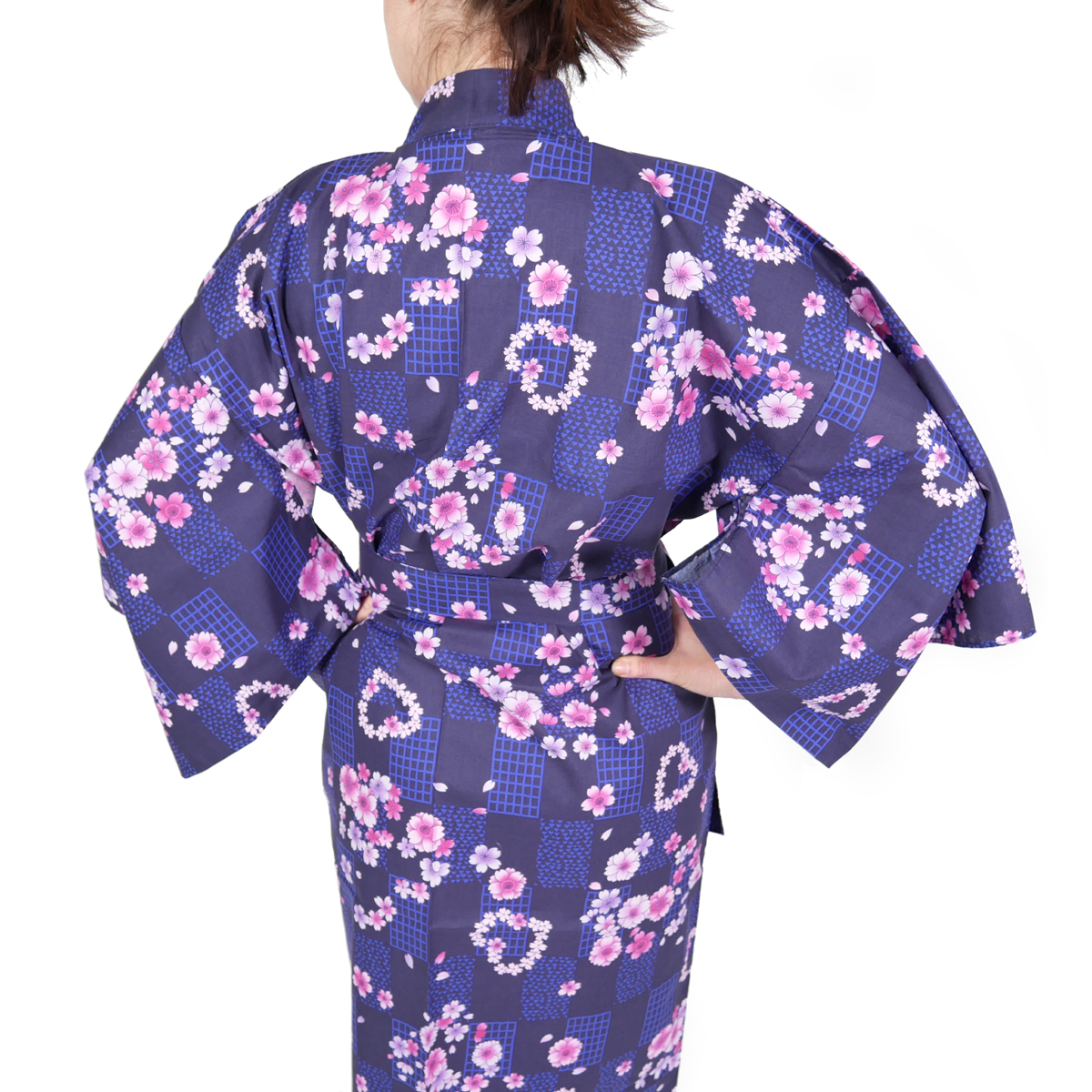 kimono tradizionale viola