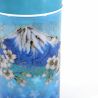 Carrito de té japonés de metal azul - FUJI - 150gr y 200gr
