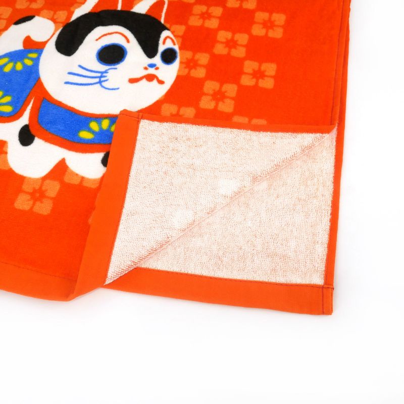 Japanese cotton bath towel, HARIKO INU, small dog