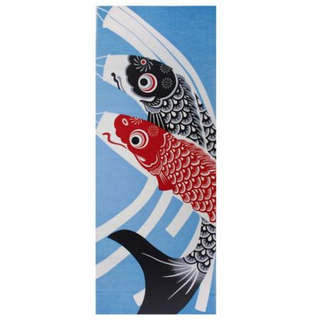 Japanese cotton towel - TENUGUI - KOINOBORI