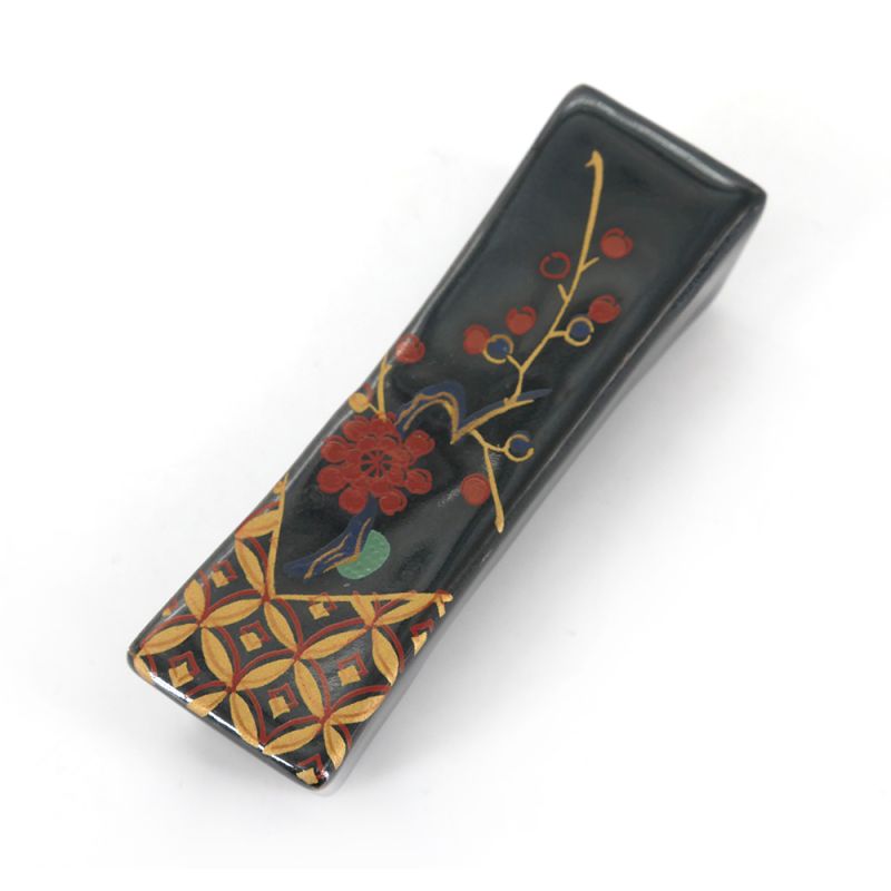 Japanese ceramic chopsticks rest - HANAFUDA