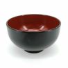 Japanese miso soup bowl in lacquered effect resin - JIMINA