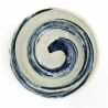 Bol japonais donburi en céramique blanc et bleu - AO UZUMAKI - 17cm