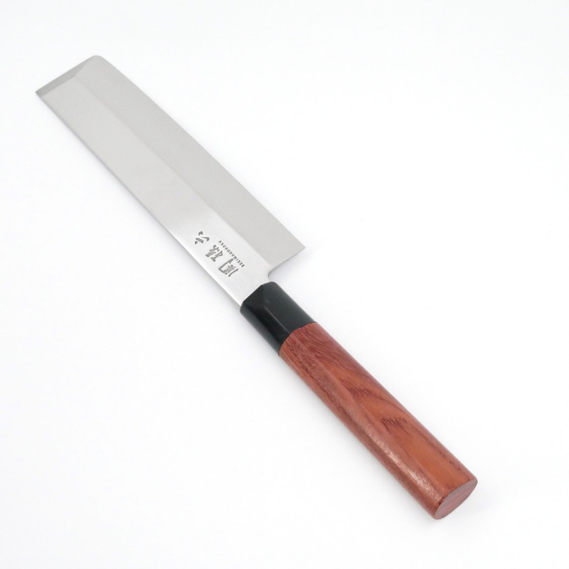 Japanese kitchen knives KAI Seki Magoroku red wood Nagiri