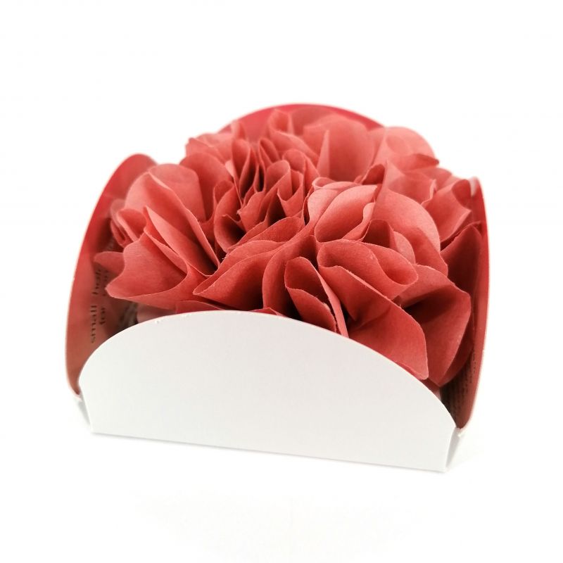 Fleur de papier contenant 8 cônes d'encens avec support - FLORAL WORLD ROSE - Rose