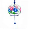 japanese wind bell in glass, ASAGAO, blue, Ipomoea nil