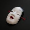 white japanese nô mask sophisticated woman ZOHONNA