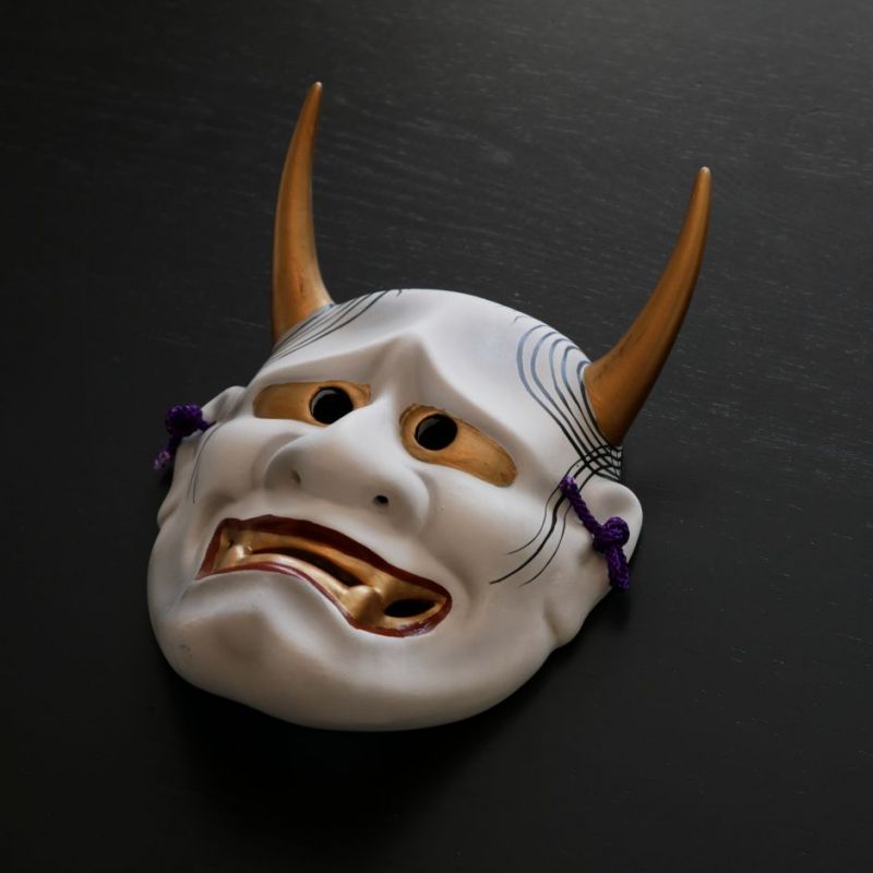 weiße Maske HANNYA Rächer Dämon