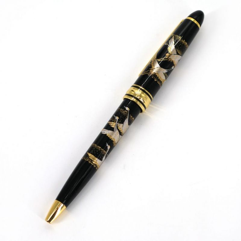 Bolígrafo, negro, en estuche, grúas TSURU 133mm