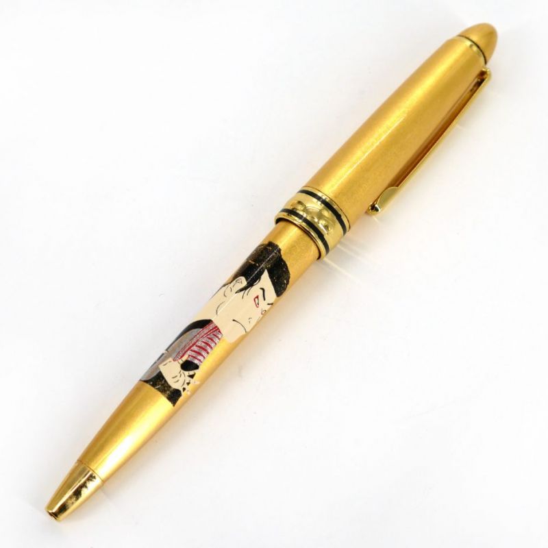 Golden ballpoint pen, black ink, in a box, SHARAKU, theater