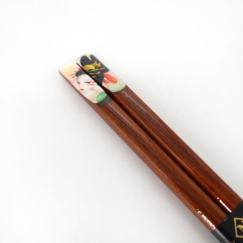 Par de palillos japoneses, geisha - TANAKA HASHITEN