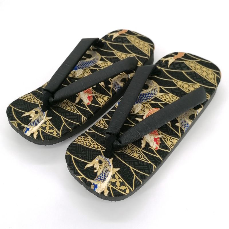 Paire de sandales japonaises zori en polyester, KOI