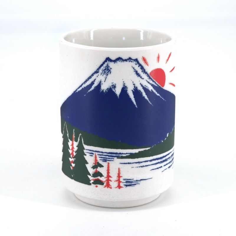 Taza de té blanco japonés Monte Fuji - FUJISAN